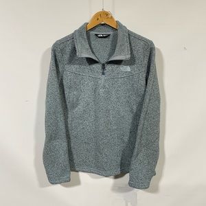 The north face quarter zip fleece sweatshirt